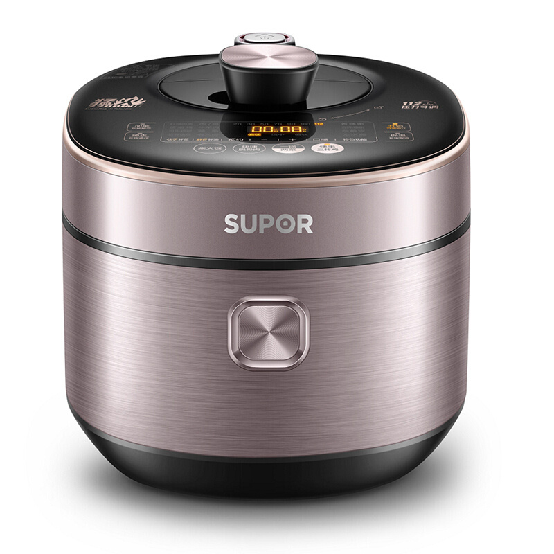 蘇泊爾(SUPOR)電壓力鍋雙膽5L精鋼球釜家用智能高壓高壓煮飯煲湯SY-50HC36Q 5L