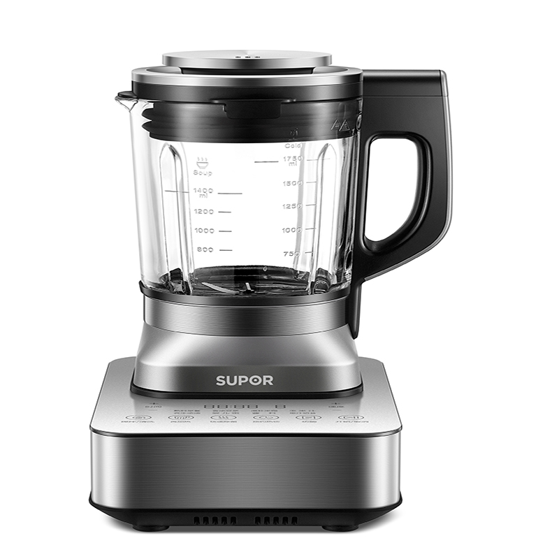 蘇泊爾(SUPOR) 魔速師無刷輕音破壁機家用智能預約加熱料理機絞肉機輔食機1800W SP89S 雙杯