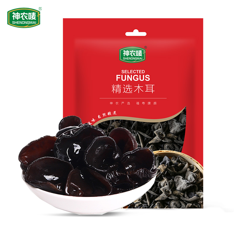 神農嘜精選貴州黑木耳180g/袋菌菇干貨