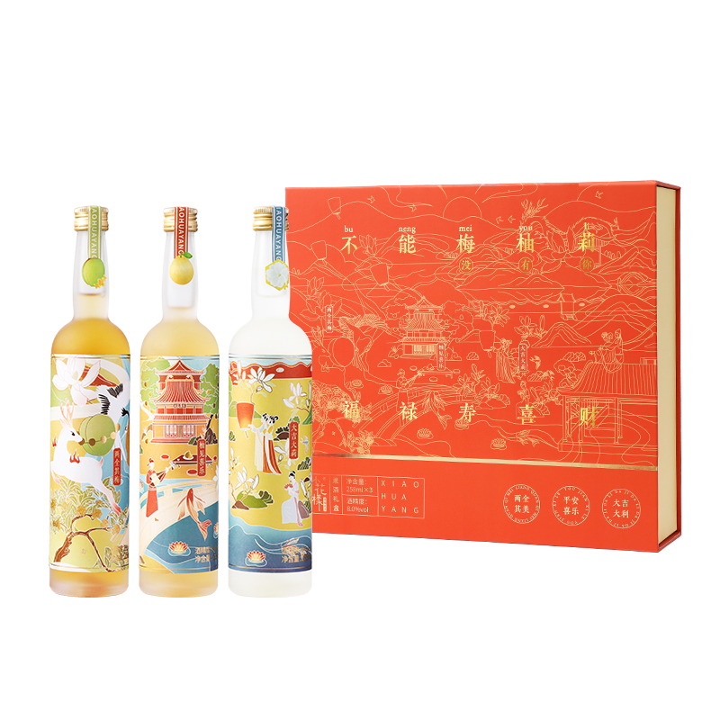 小花樣不能沒有你禮盒258ml*3瓶