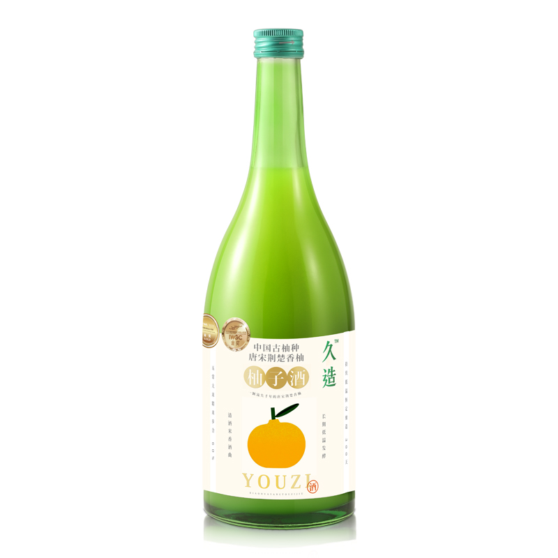 小花樣久造柚子酒750ml*1瓶