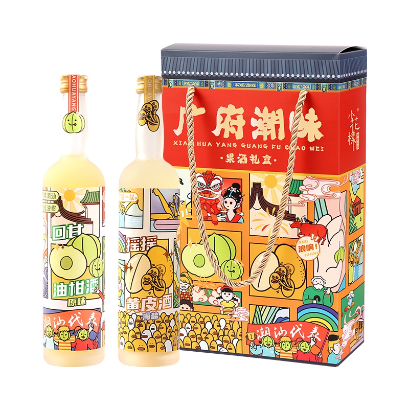 小花樣廣府潮味禮盒258ml*2瓶 （油柑+黃皮）