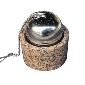 優高雅 內蒙古中華麥飯石新石器 泡茶器 底座茶漏球不銹鋼茶濾網 茶葉過濾器茶具配件