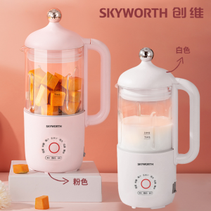 創維skyworth迷你破壁豆漿機P304 P305 家用小型單人多功能果汁機米糊攪拌機 粉色